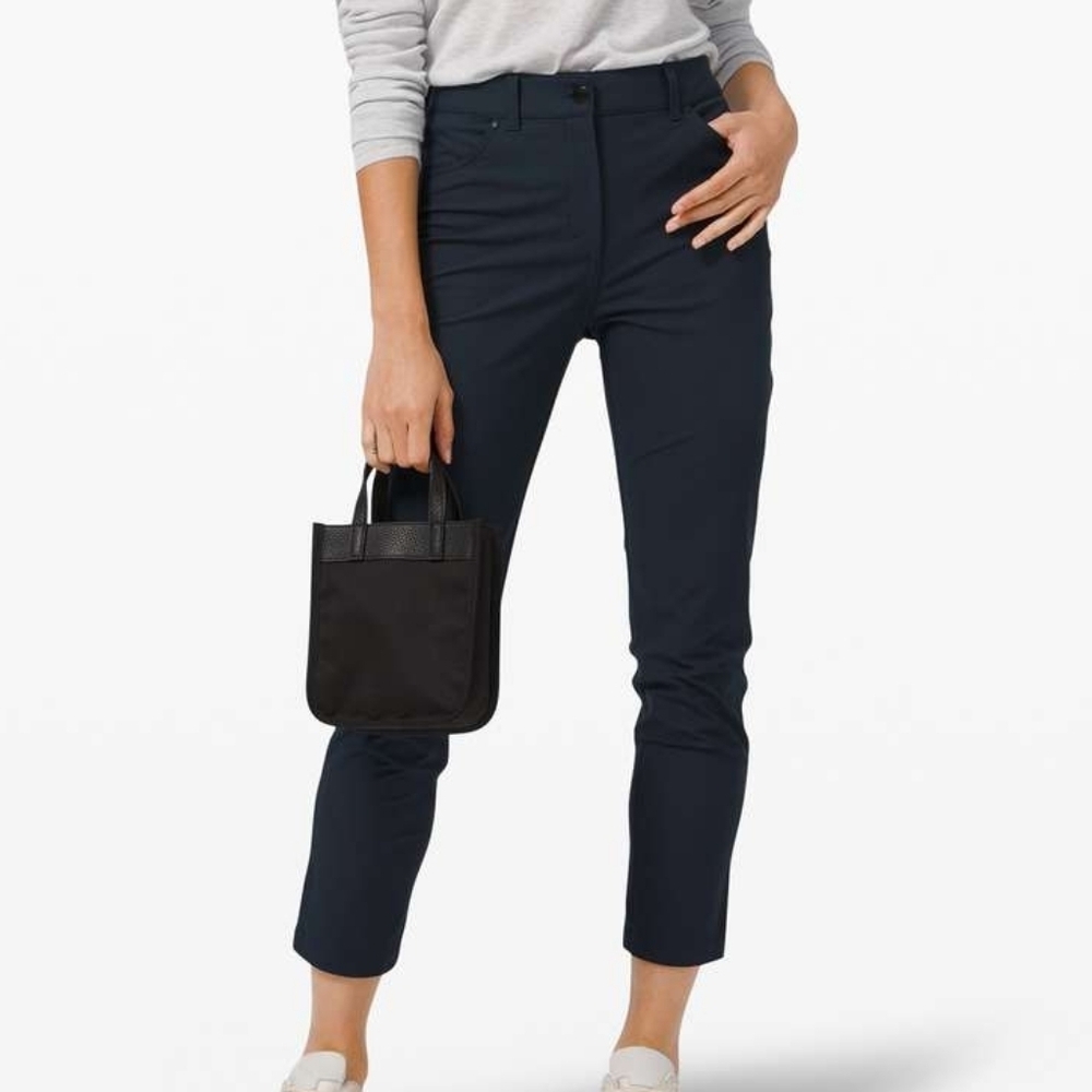 Lululemon Women's Pants Black Size 6 City Sleek 5 Pocket 7/8 Casual Everyday - Picture 2 of 14